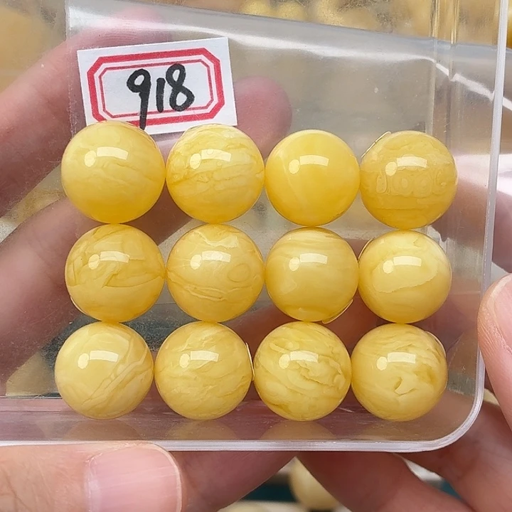 未镶嵌蜜蜡裸石15+蜜蜡手串