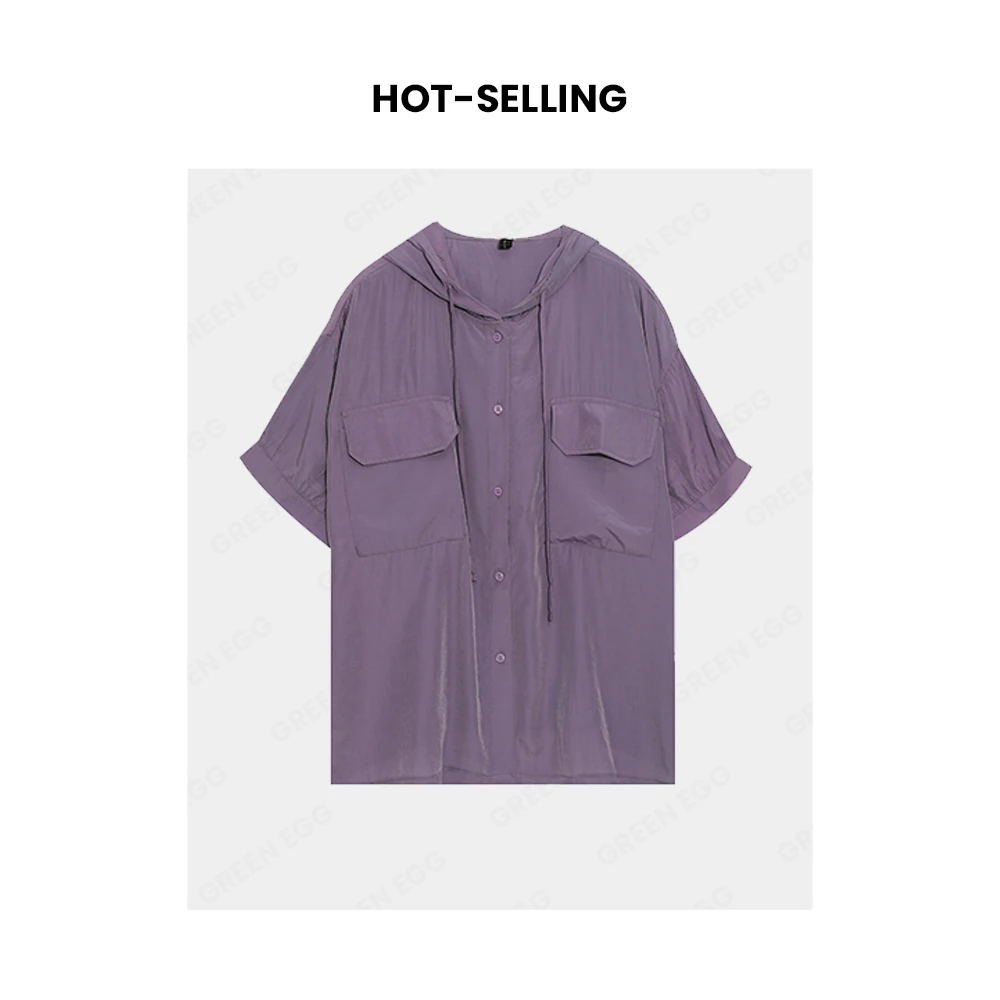 【五一狂欢】Y827韩版通勤风轻薄仿晒衫夏加肥遮肉短袖空调衫