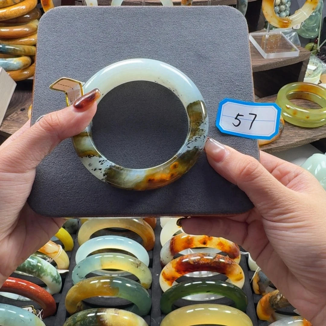 蛇纹石玉合金手镯