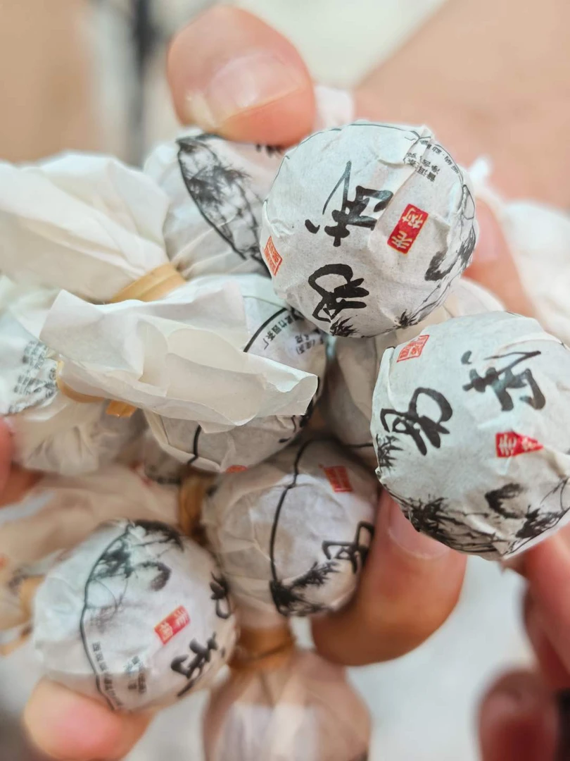 2024年易武老树龙珠 10颗/份 生茶 普洱茶