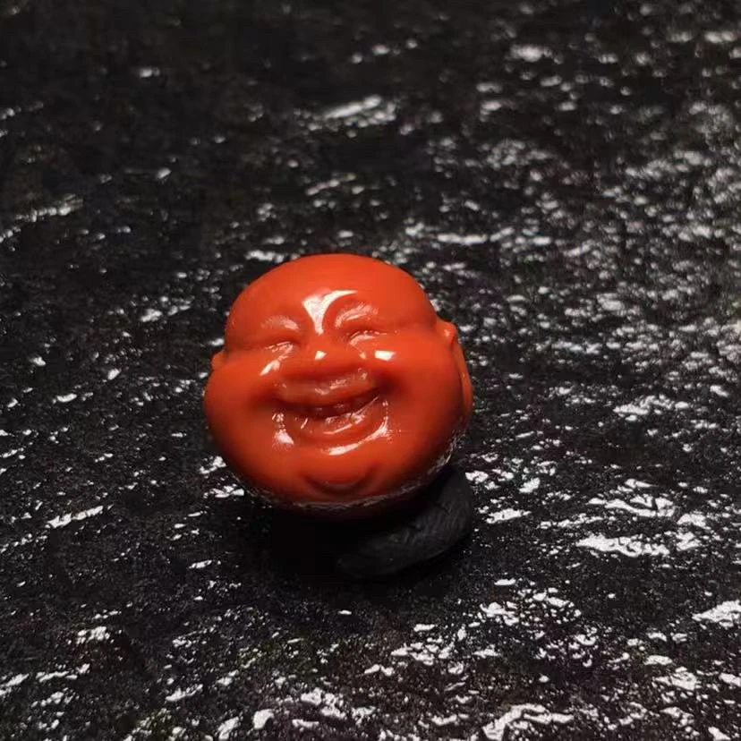 475四川凉山瓦西料瑙雕刻大佛公尺寸19mm拍一发一