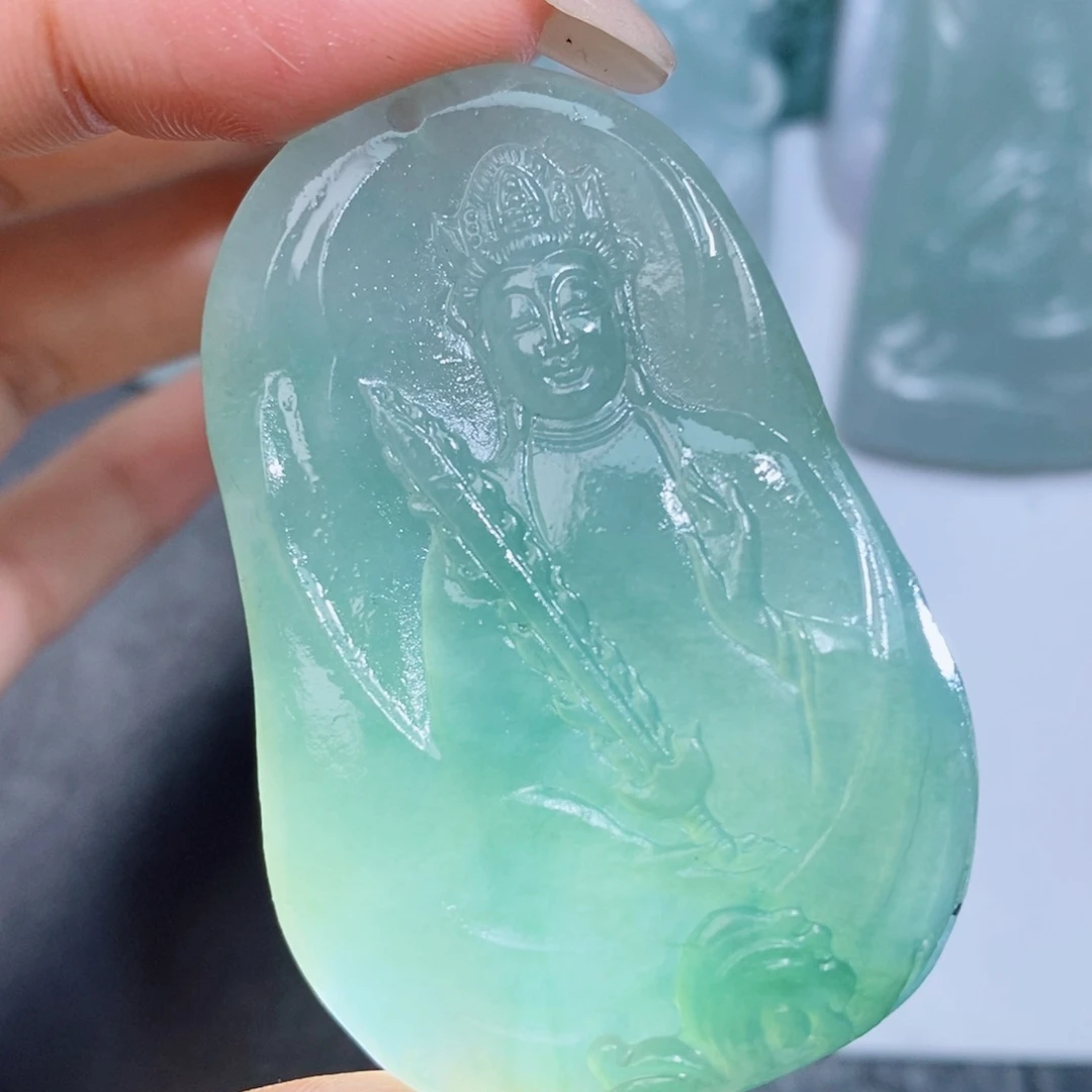 定制翡翠未镶嵌定制毛货翡翠挂件