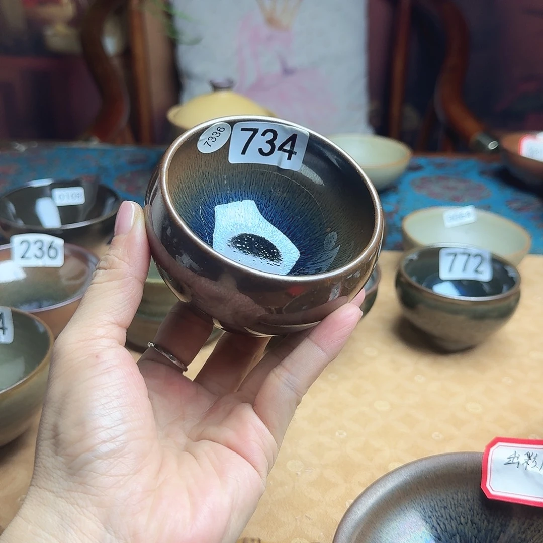 茶盏734 柴烧手工主人杯