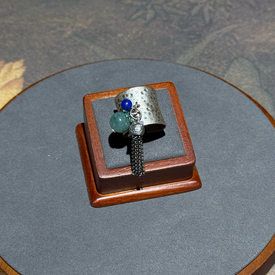 925银戒指 925银国风戒指国潮