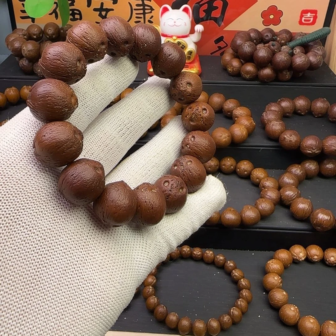 苍***狼手串紫金鼠17精品定制款前后打孔（不退换）