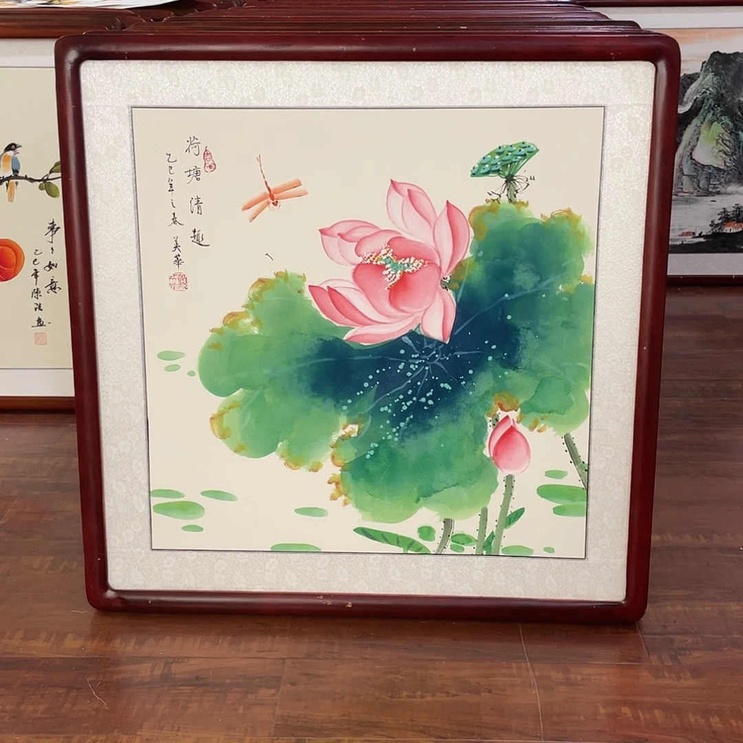 国画带框尺寸63*63厘米