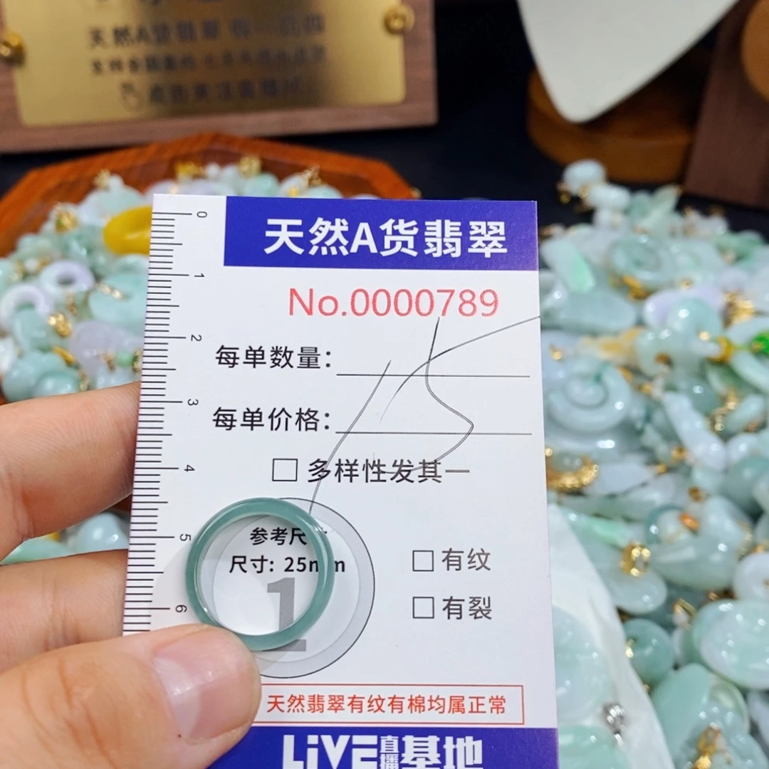 翡翠未镶嵌颈饰789