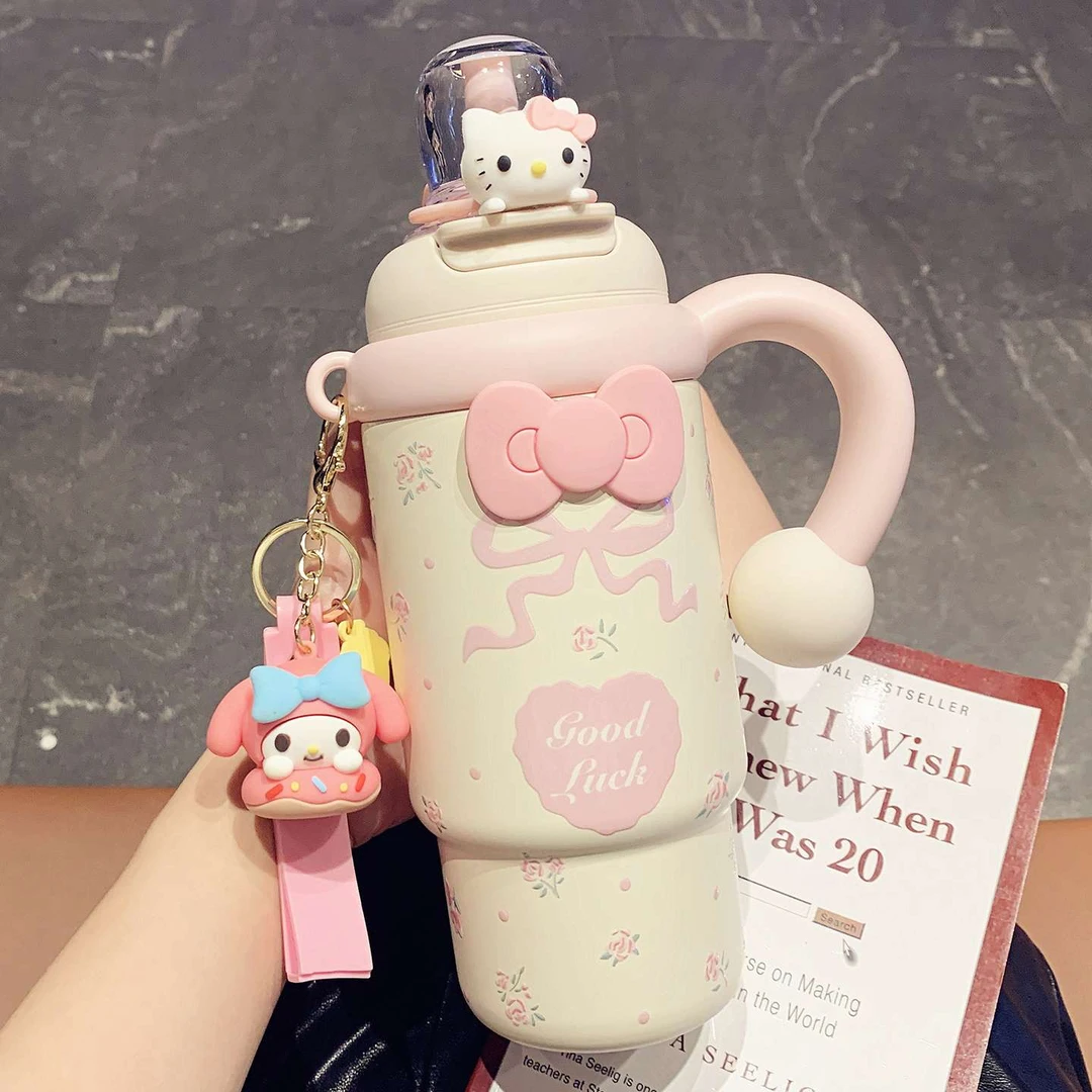 FAVMARTHA巨无霸保温杯女生高颜值少女心大容量水杯学生茶水分离