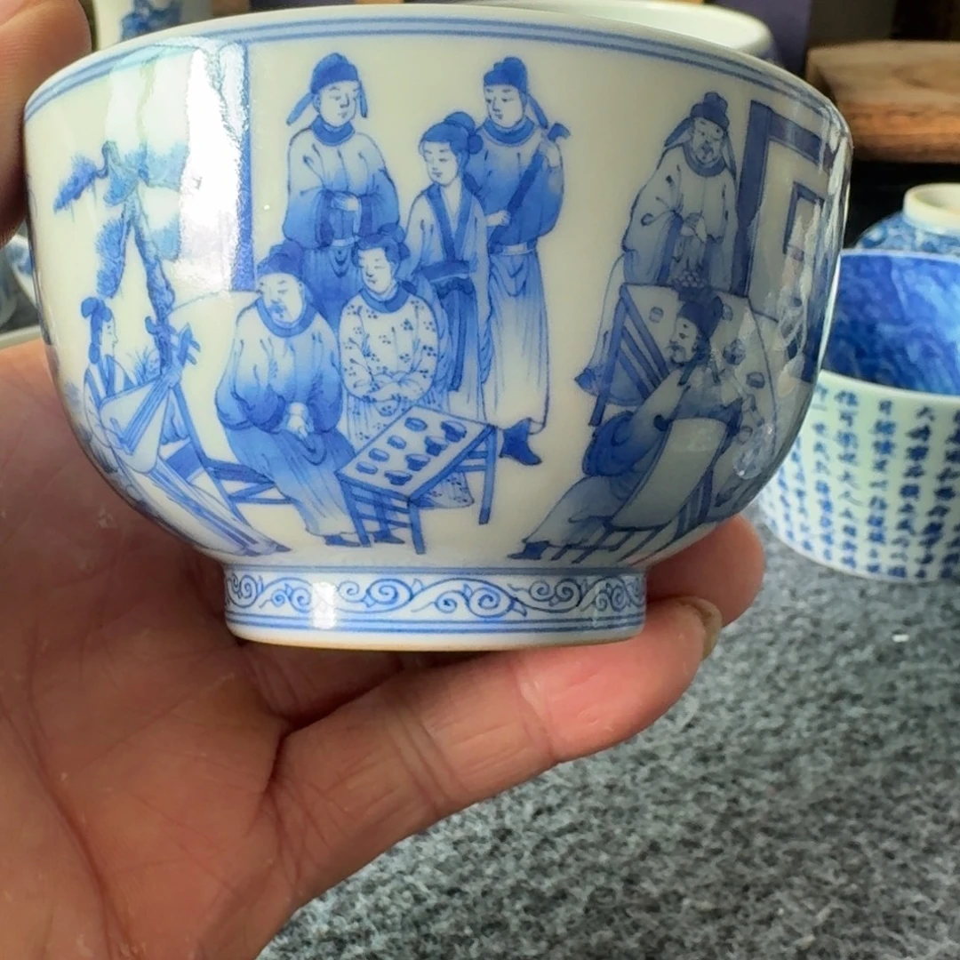 元***古现代景德镇陶瓷手绘茶具
