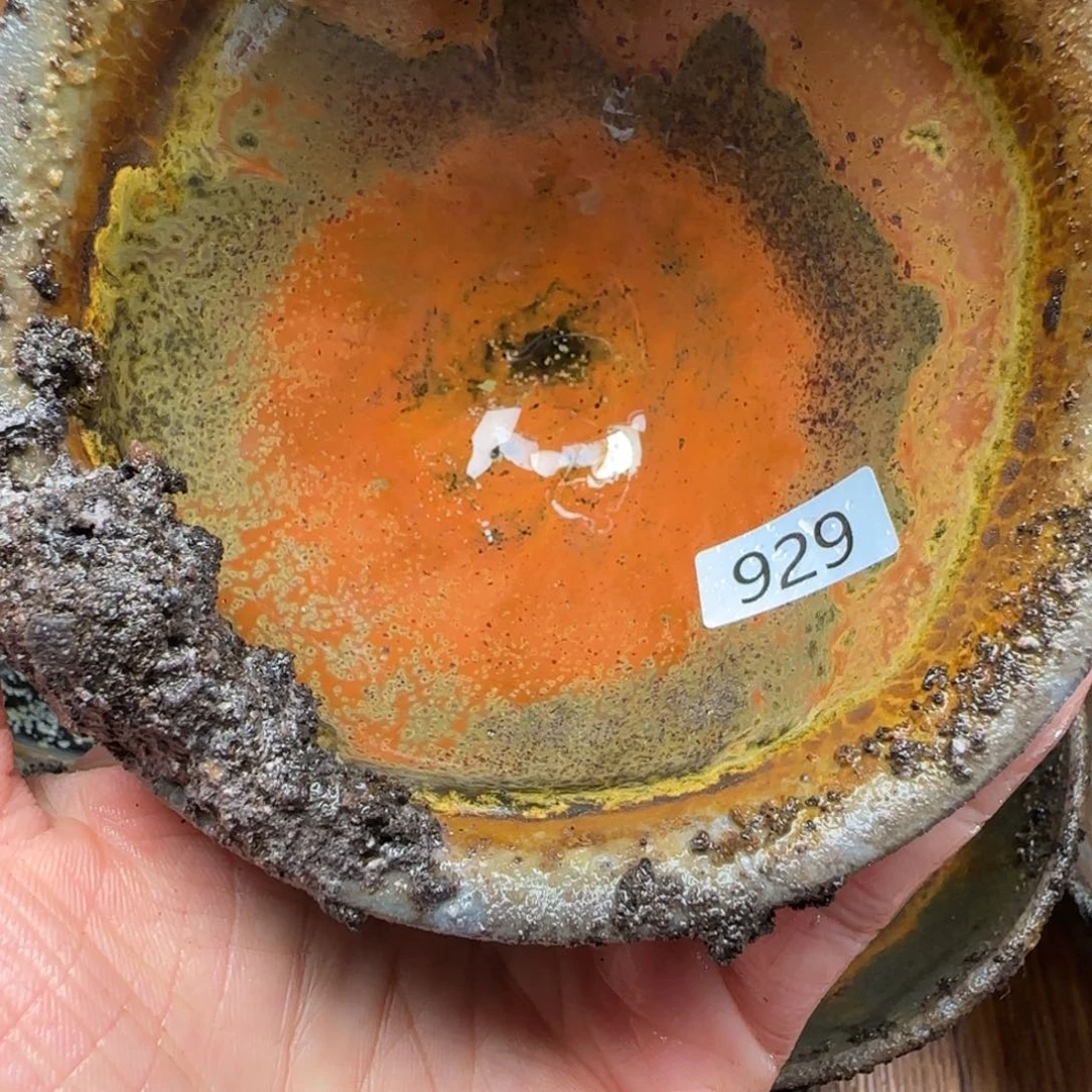 柴烧建盏茶盏茶杯929