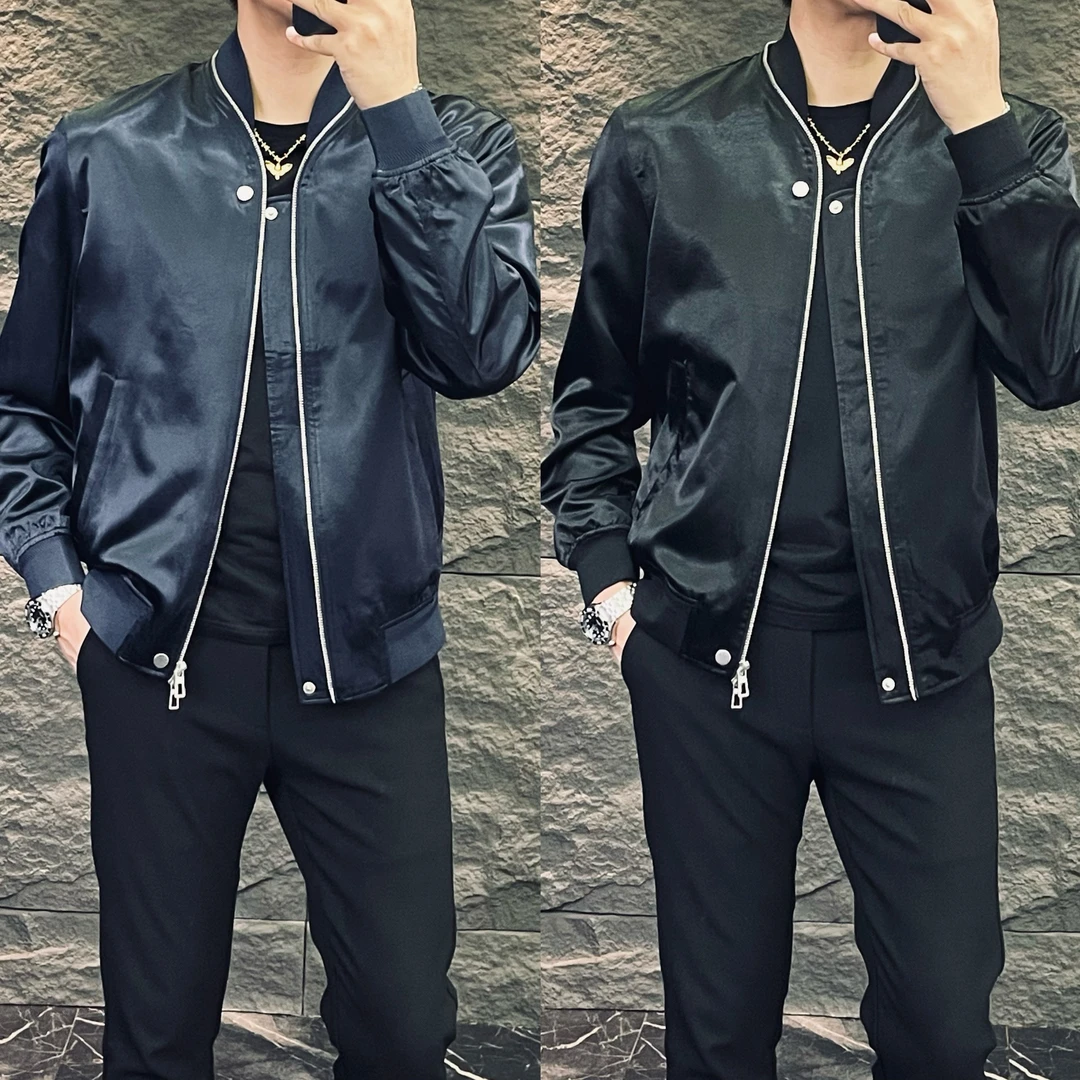 K 轻奢高品25767欧货男士时尚春季'醋酸100%'夹克