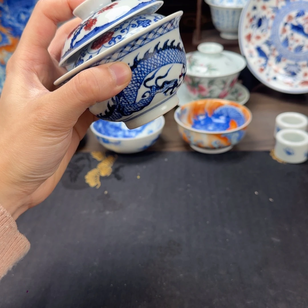 杯串*猴景德镇手工手绘陶瓷