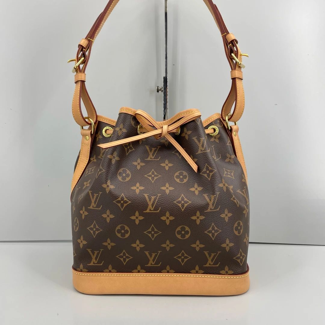 95新 LouisVuitton/路易威登 优选/Noe中号老花抽绳水桶包/27×27