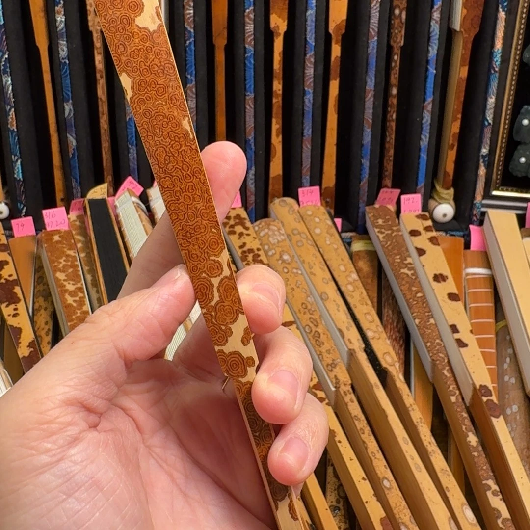 小***1扇子兵哥扇艺斑竹折扇