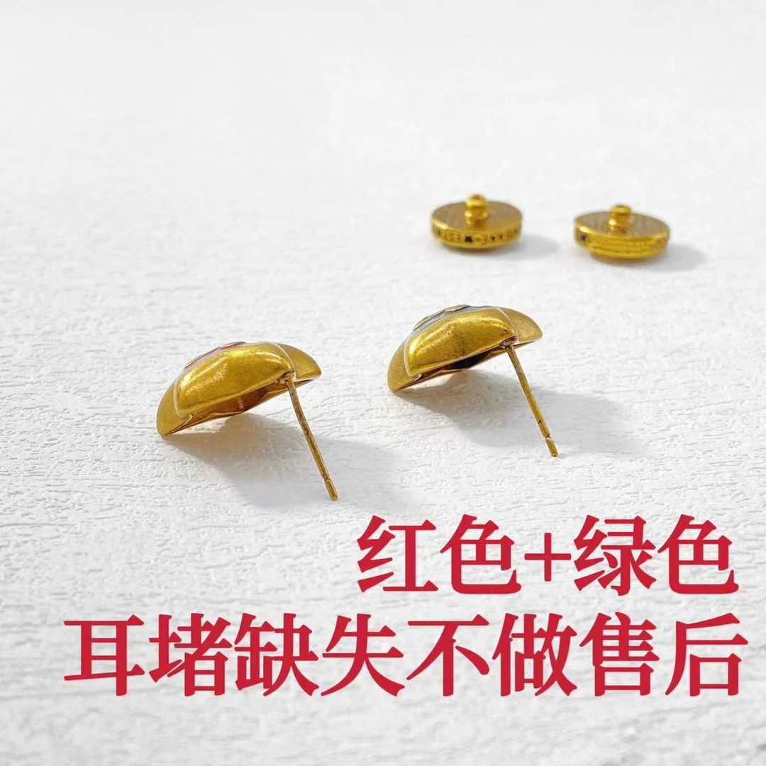 铜合金耳饰 木木（RZ6673）做旧土星耳环