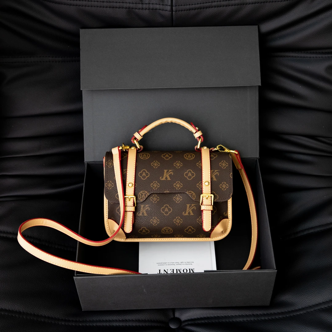 2025枕头包高级质感复古潮流小方包轻奢女士包包翻盖斜跨MNK-2020