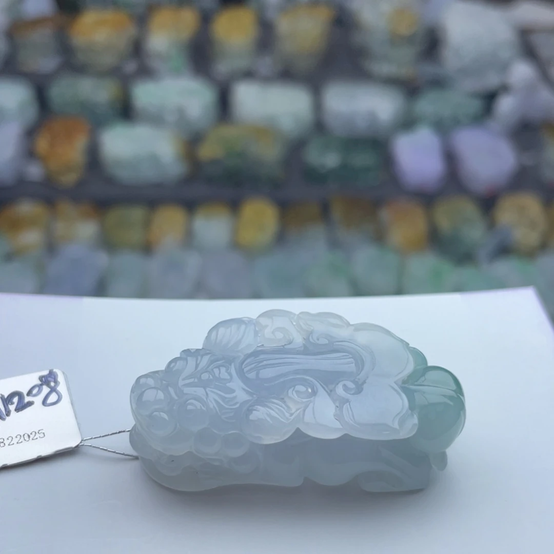 翡翠颈饰未镶嵌貔貅