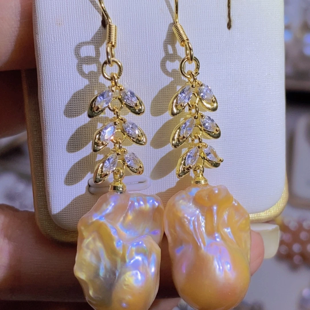 天然淡水珍珠合金淡水珍珠