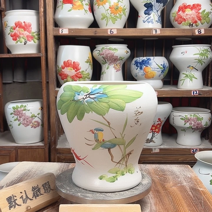 摆件鱼尾鸟新款陶瓷陶瓷