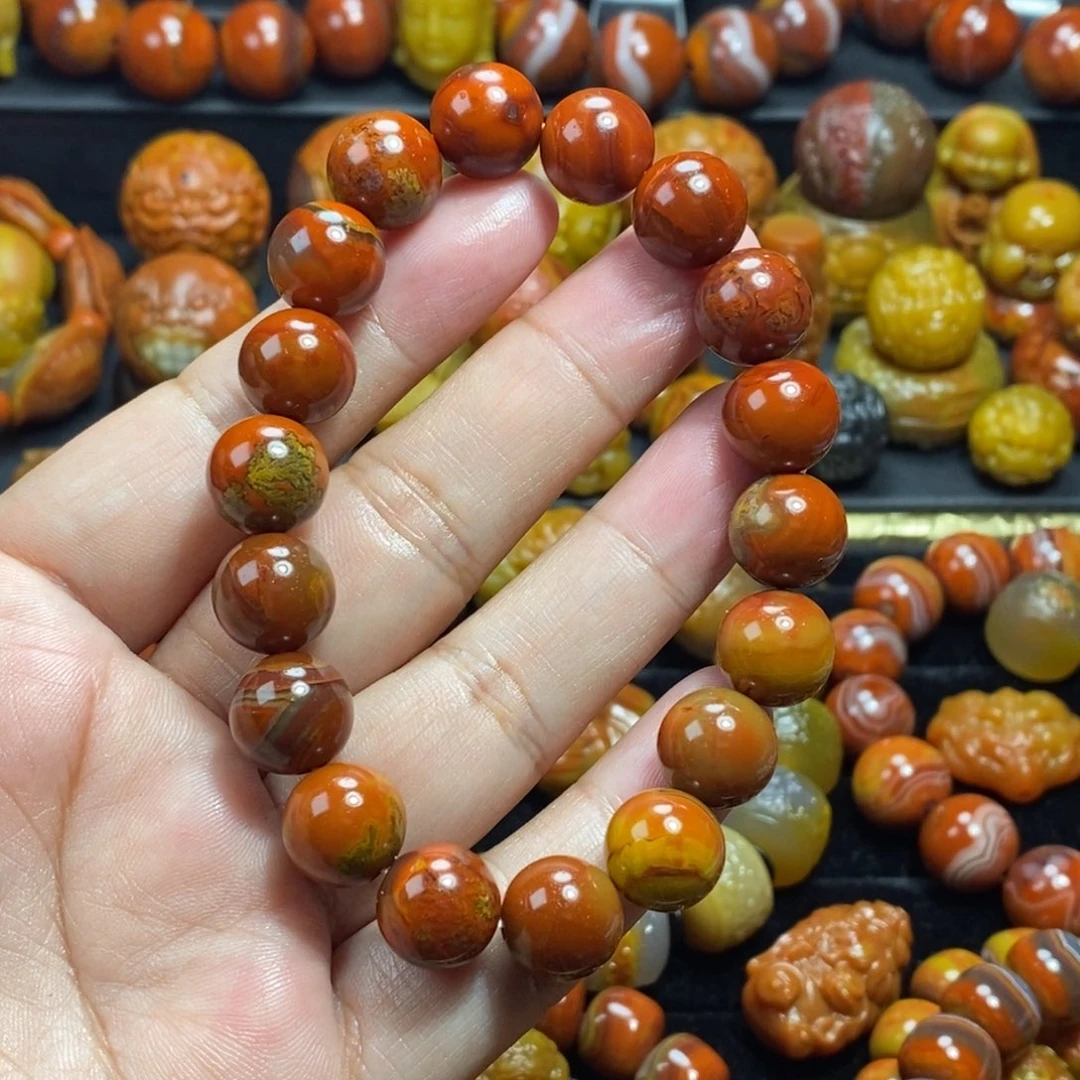 用***4玛瑙/玉髓未镶嵌战国红