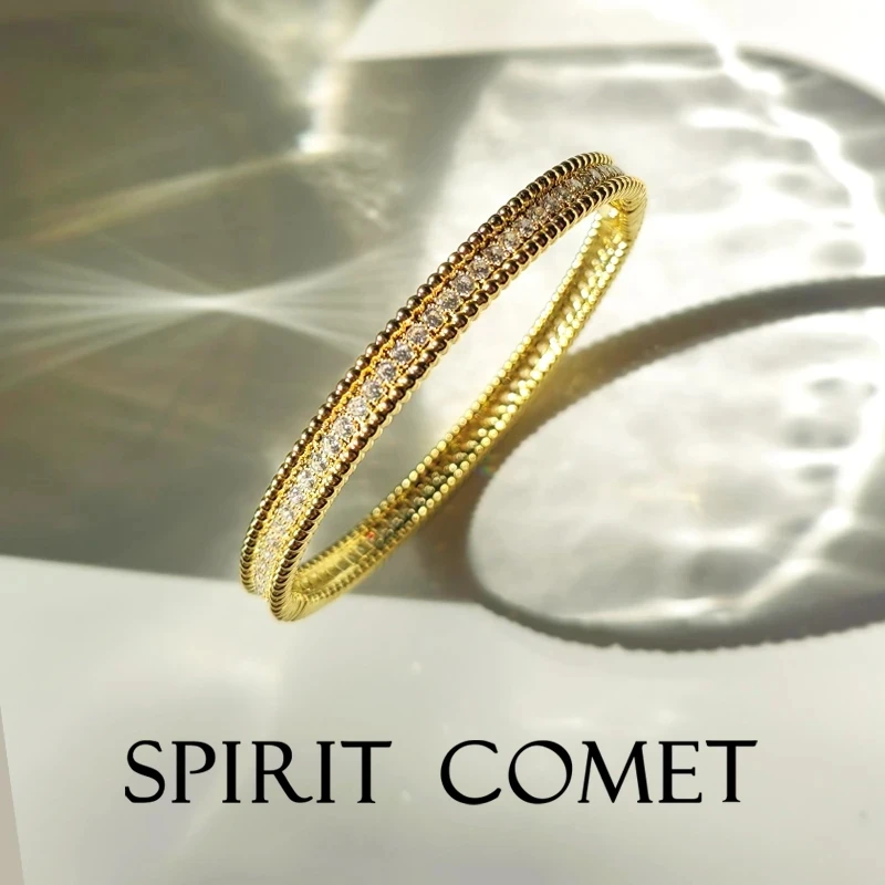 合金莫桑石手镯 万花筒锆石手镯经典