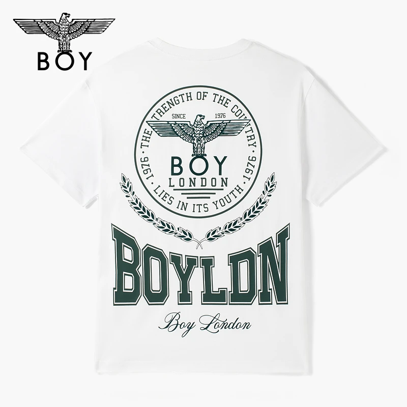 BOY LONDON中性款时尚潮流百搭通勤针织短袖T恤N01129
