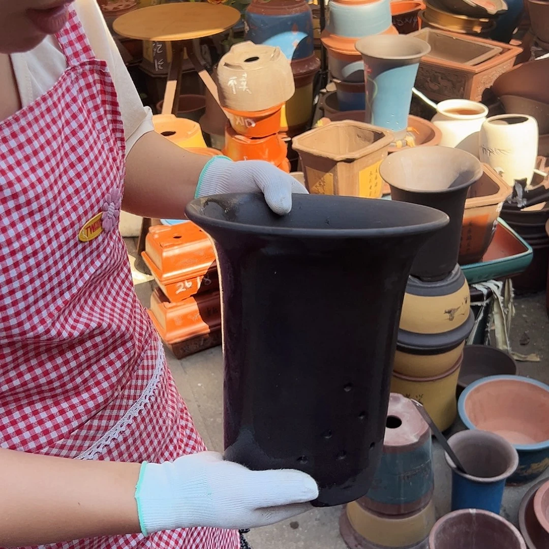 促销紫泥21花盆花盆花盆花盆