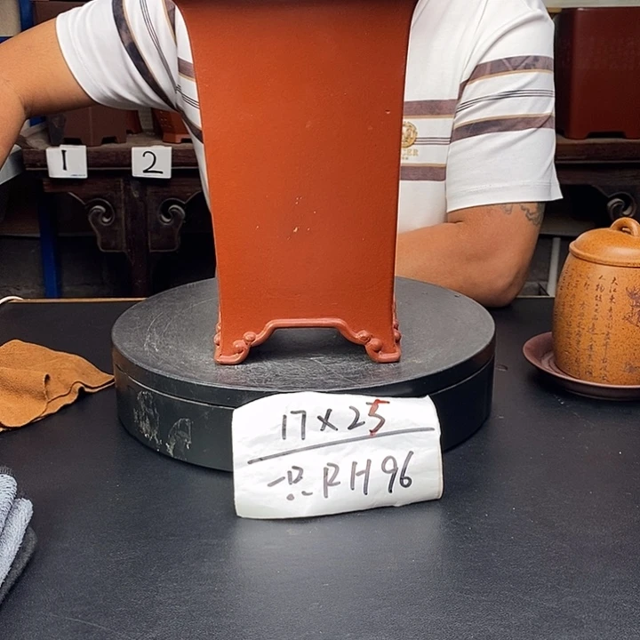 紫砂花盆货号一只RH96