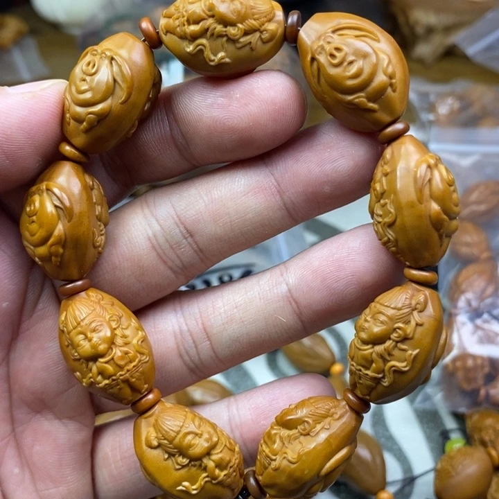 橄榄核手串/手链橄榄核雕工艺手串