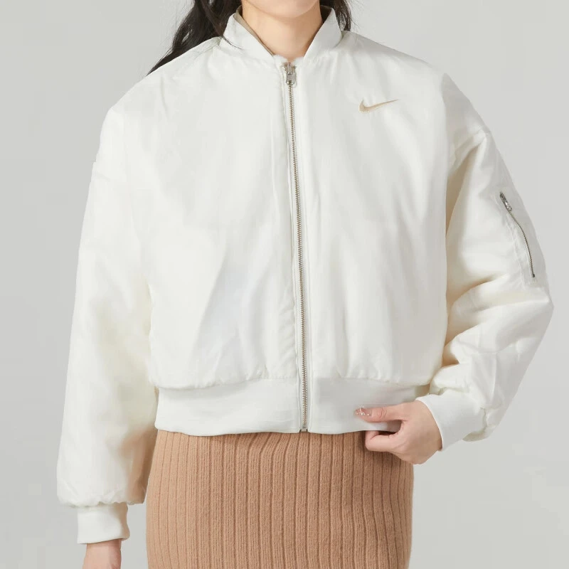 NIKE/耐克女子冬季新款运动休闲双面穿时尚毛绒夹克FB8693-133