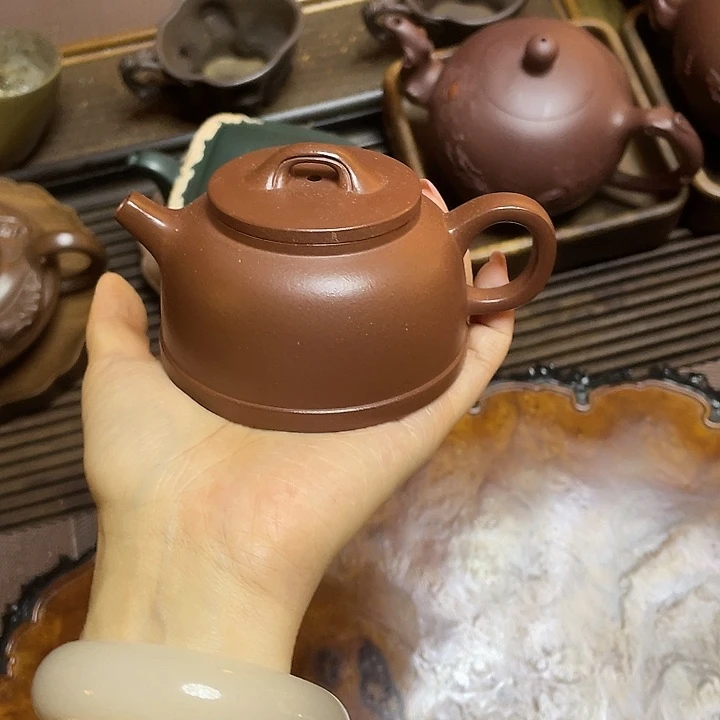 茶壶紫砂全手工打造