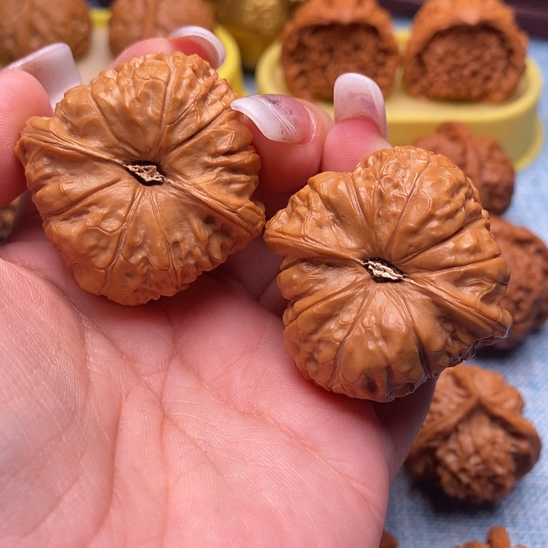 把件文玩核桃毕业南瓜墩43尺全品
