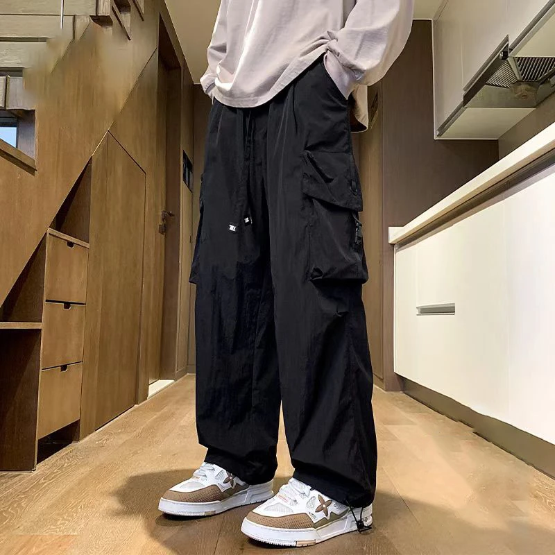 凡客依舍2025新款男士工装裤春秋潮流时尚百搭宽松直筒户外运功裤