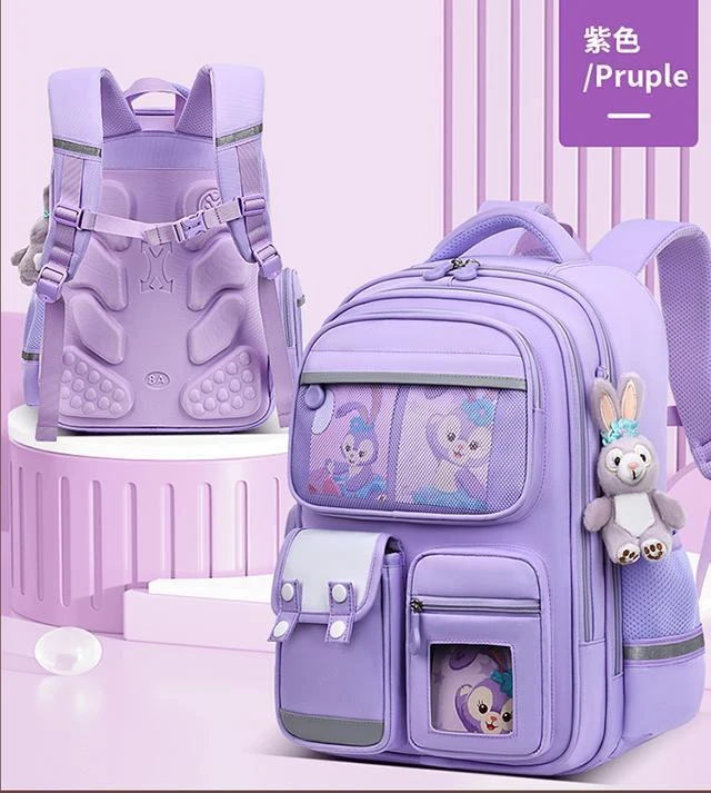 减负轻便小学生书包超轻男女孩书包一二三到六年级儿童双肩包时尚