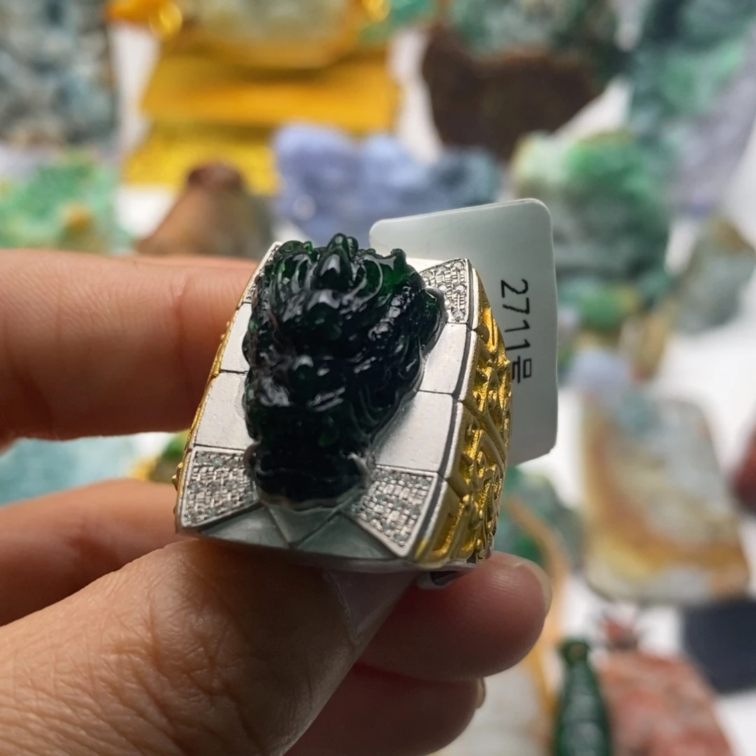 定制翡翠未镶嵌天然缅甸A货翡翠