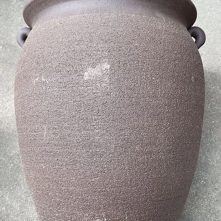 紫砂花盆高约35口约25