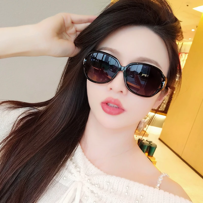 太阳眼镜女士2025新款网红爆款墨镜高级感偏光防紫外线近视带度数