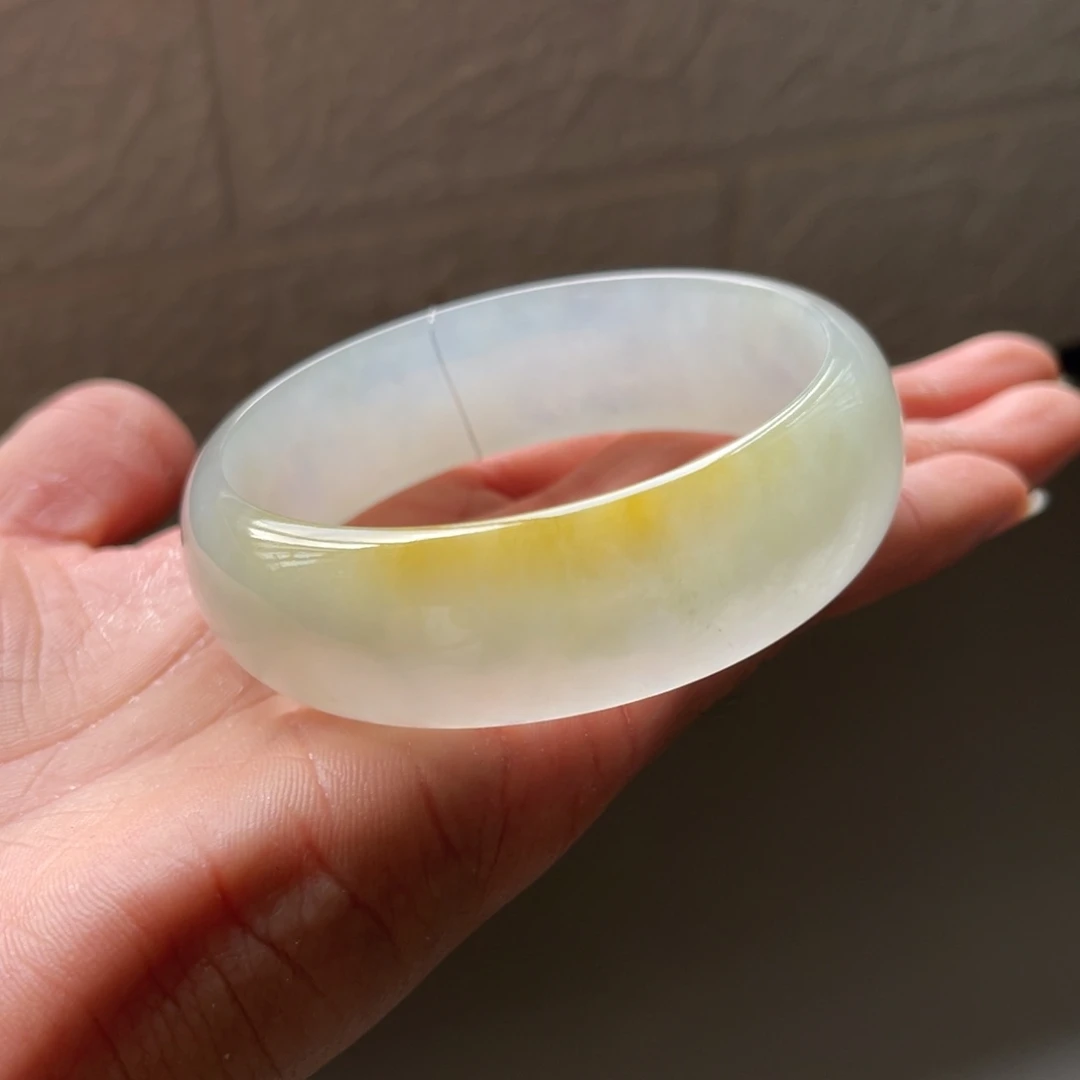 未镶嵌手镯翡翠56.4圈三天鉴赏期