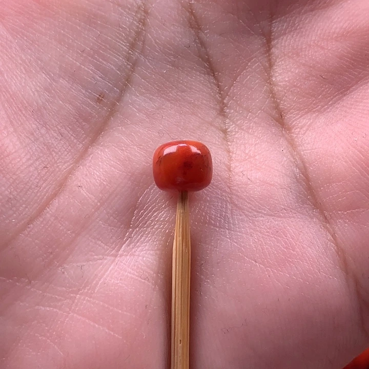 奶***)南红玛瑙未镶嵌老型8mm