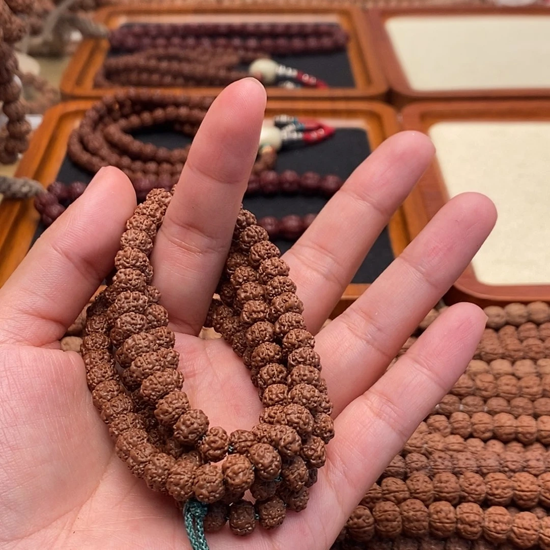 荧****金刚菩提手串平细卡7的108