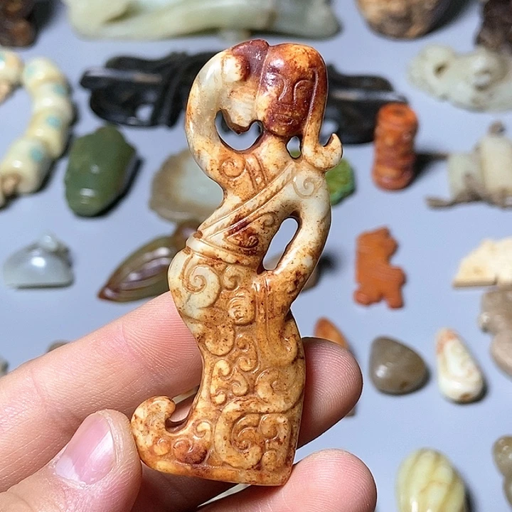 和田玉未镶嵌颈饰61