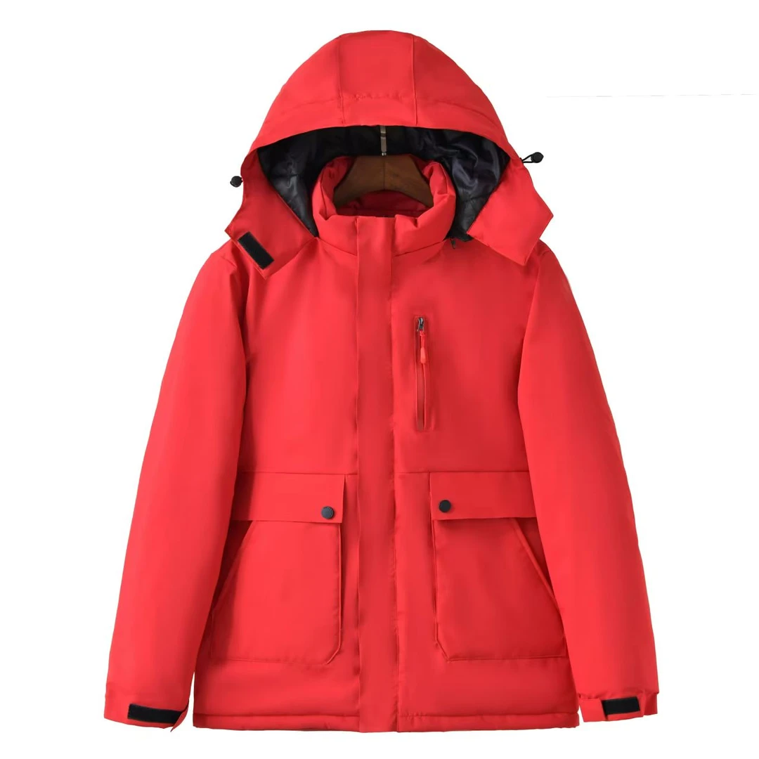 三防冲锋衣连帽棉服防水防风登山服4920