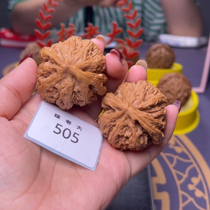 文玩核桃把件粗筋45.505 54克