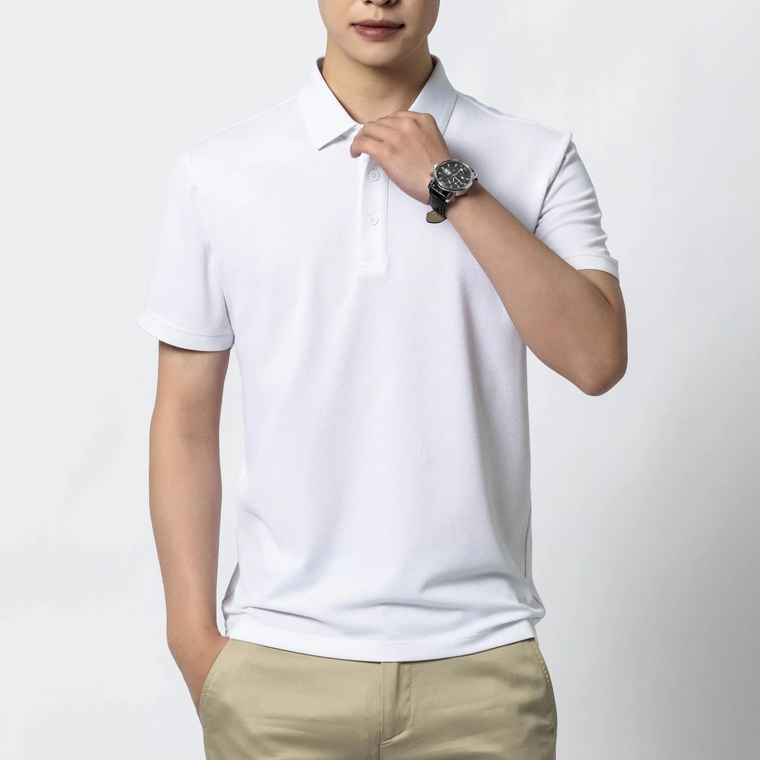 polo男士衬衫领短袖透气时尚翻领