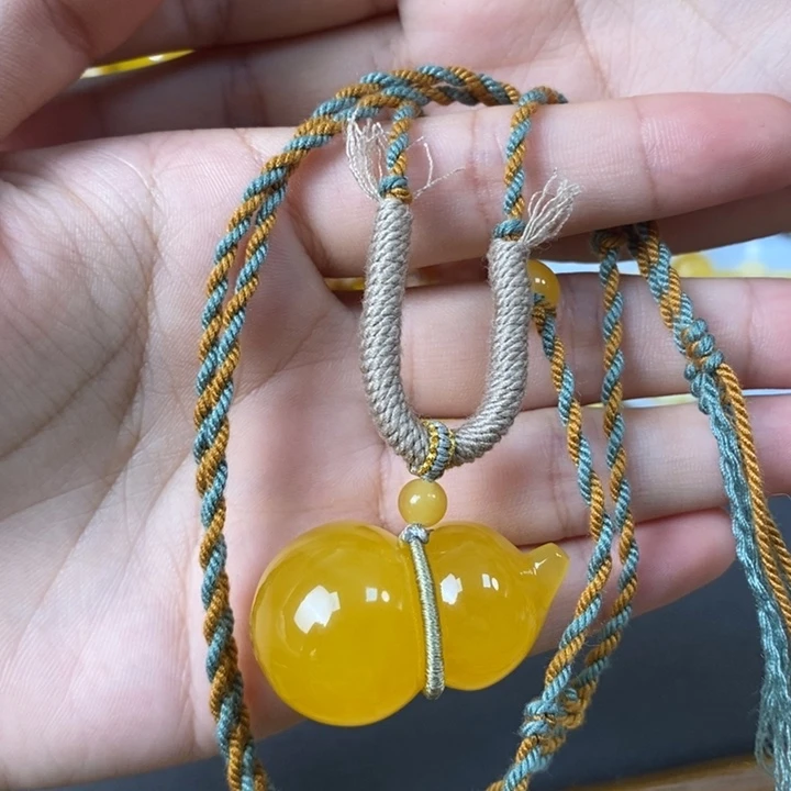 未镶嵌琥珀裸石葫芦