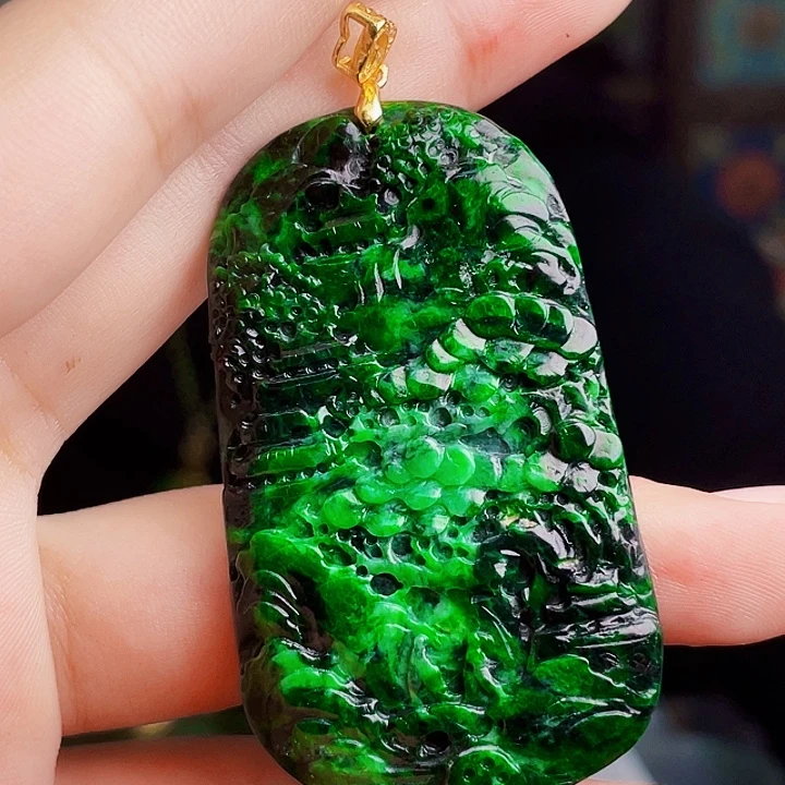 翡翠银S925镶嵌颈饰多样性