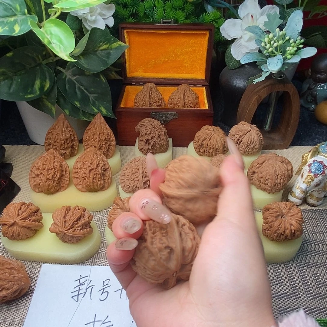 @***鱼把件文玩核桃910核桃……
