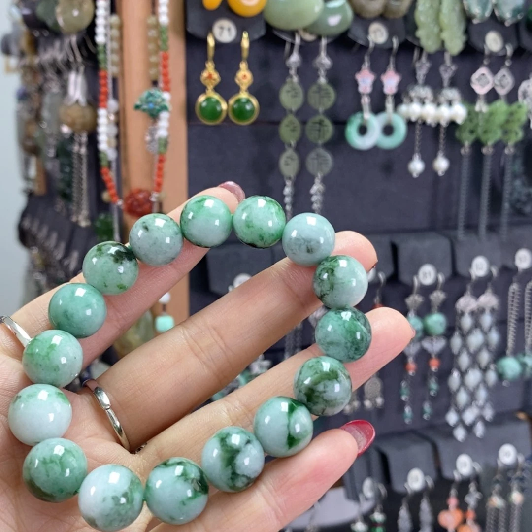 未镶嵌手链翡翠我**呀X25