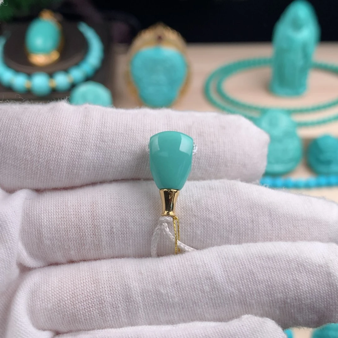 【闪购商品】绿松石珠宝半成品未镶嵌