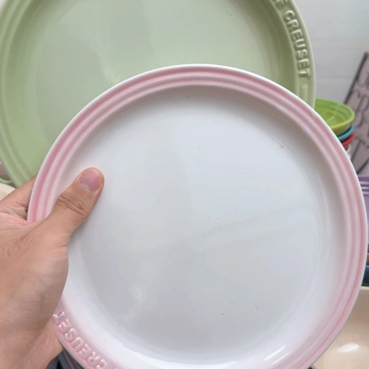 瓷片微瑕2个9英寸牛排盘